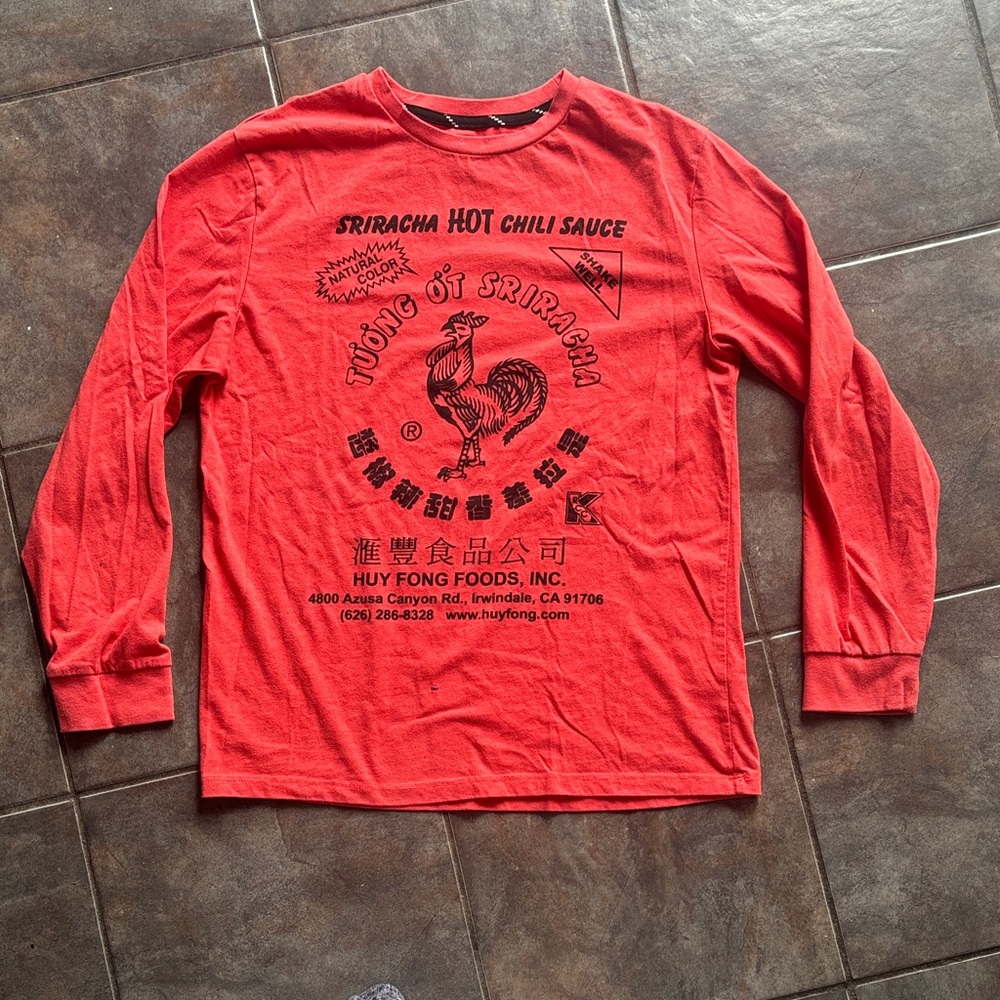 Sriracha Long-Sleeve Graphic Tee